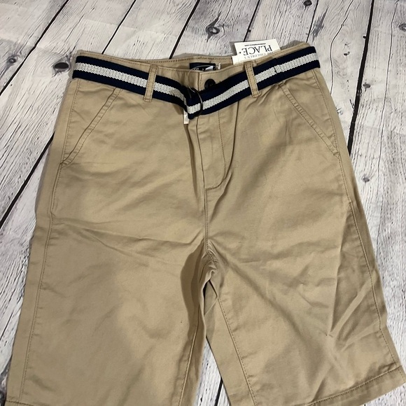 Children's Place Boys' Belted Chino Shorts NWT - Picture 9 of 9